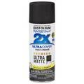 Rust-Oleum Spray Paint, Black, 12 Oz 331182